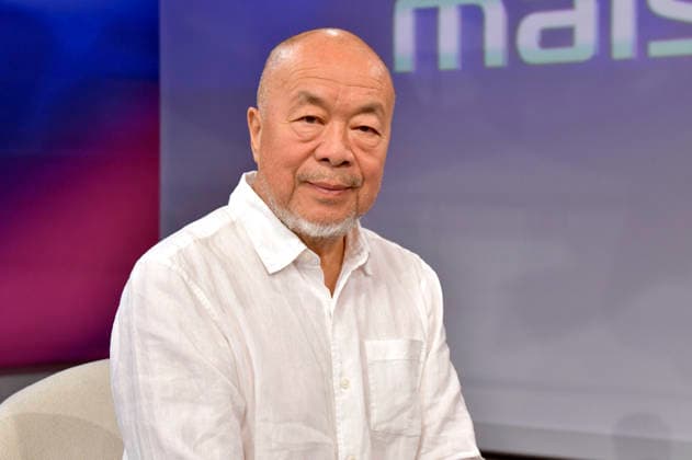Ai Weiwei in der ARD-Talkshow maischberger im Studio Berlin Adlershof. Berlin, 11.08.2026