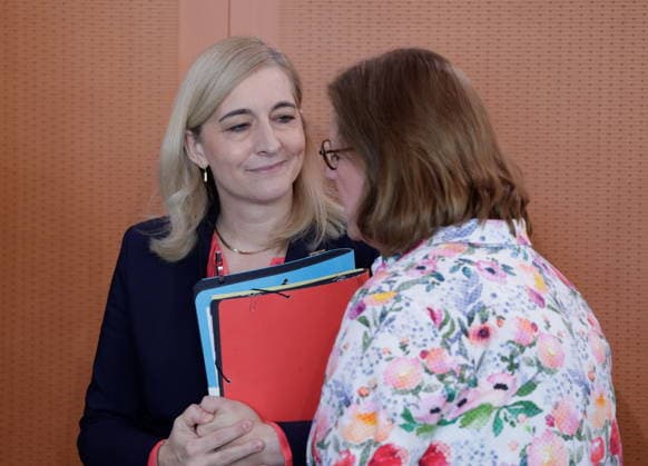 Nina Warken, Bundesministerin für besondere Aufgaben Chefin des Bundeskanzleramtes., Deutschland, Berlin, Bundeskanzleramt, Das Bundeskabinett befasst sich in seiner 55. Sitzung am 12. August 2026 unter anderem mit dem Gesetzentwurf zur Einführung einer Frühstartrente.