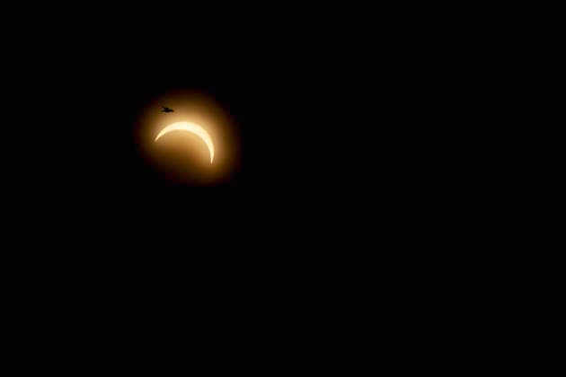 Solar Eclipse in Denmark Solar eclipse in Denmark at Mariager Fjord on Wednesday, August 12, 2026. Denmark experiences a rare solar eclipse on Wednesday between 19:00 and 21:00. At 20:04, when the eclipse is at its peak, approximately 84 percent of the solar disk is covered. , Mariager Denmark Mors Copyright: BoxAmrstrupx xRitzauxScanpix BoxAmstrupx spdk20260812-203002-L