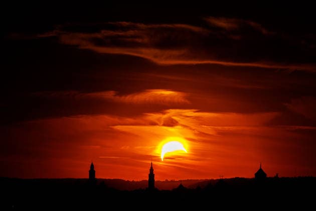 Saules užtemimas Kaune. 2026-08-12, Kaunas Kaunas Lietuva Copyright: xErikasxOvcarenkox