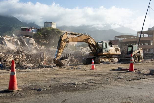 Recovery Efforts Continue in Earthquake-Ravaged La Guaira LA GUAIRA, VENEZUELA AUGUST 12, 2026: Residents continue moving through earthquake-damaged neighborhoods in Tanaguarena, Los Corales and Catia La Mar, where destroyed roads, collapsed buildings and debris continue to disrupt daily life 49 days after the twin earthquakes struck Venezuela s central coast. With public transportation limited, residents walk through rubble and around heavy machinery to reach different parts of the affected areas, while many continue searching for drinking water as recovery and debris removal operations remain underway. Estado la guaira Venezuela (Bolivarian Republic of) Copyright: x xFranyerxNievesx(Babel)x xJNAxPressx