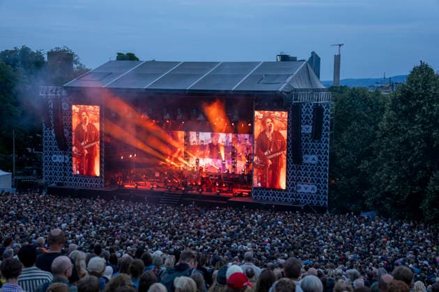 Oeya Festival 2026 Oslo 20260812. The British cult band The Cure with frontman and vocalist Robert Smith, plays at the Oeya Festival in Oslo on Wednesday. Photo: Heiko Junge NTB Oslo Norway xyyA5D8v9Us EDITORIAL USE ONLY Ref:_ENTxyyA5D8v9Us.jpg Copyright: xHeikoxJungex xNTBx