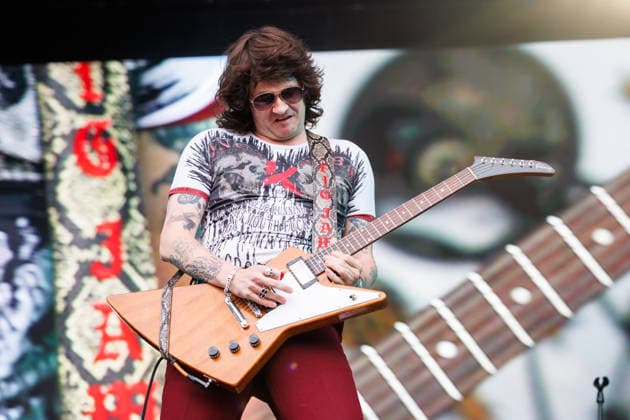 Amyl and The Sniffers live at Oyafestivalen 2026 Oslo, Norway. 12th, August 2026. The Australian punk band Amyl and The Sniffers performs a live concert during the Norwegian music festival Oyafestivalen 2026 in Oslo. Here guitarist Declan Mehrtens is seen live on stage. Norway, Oslo  Copyright: xGonzalesxPhoto KetilxMartinsenx