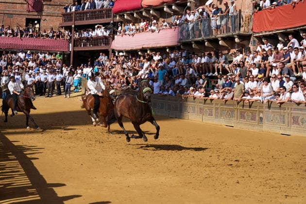 August 13, 2026, Siena, Toscana, ITALIA: Siena, Piazza del Campo Ã¢â‚¬ August 13, 2026. The *Tratta* took place this morning; it is one of the key moments of the Palio, during which the selected horses are assigned by lot to the ten *Contrade* participating in the race on August 16. Siena ITALIA - ZUMAs236 20260813_aap_s236_002 Copyright: xFabioxSassox