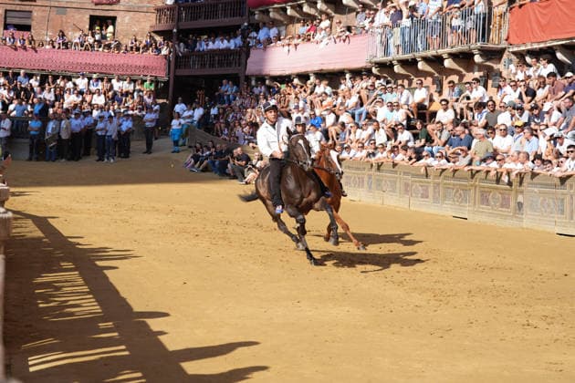 August 13, 2026, Siena, Toscana, ITALIA: Siena, Piazza del Campo Ã¢â‚¬ August 13, 2026. The *Tratta* took place this morning; it is one of the key moments of the Palio, during which the selected horses are assigned by lot to the ten *Contrade* participating in the race on August 16. Siena ITALIA - ZUMAs236 20260813_aap_s236_008 Copyright: xFabioxSassox