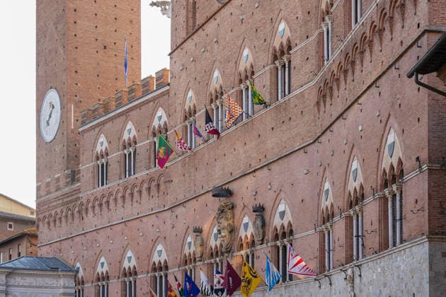 August 13, 2026, Siena, Toscana, ITALIA: Siena, Piazza del Campo Ã¢â‚¬ August 13, 2026. The *Tratta* took place this morning; it is one of the key moments of the Palio, during which the selected horses are assigned by lot to the ten *Contrade* participating in the race on August 16. Siena ITALIA - ZUMAs236 20260813_aap_s236_010 Copyright: xFabioxSassox