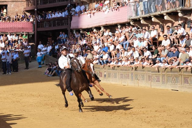 August 13, 2026, Siena, Toscana, ITALIA: Siena, Piazza del Campo Ã¢â‚¬ August 13, 2026. The *Tratta* took place this morning; it is one of the key moments of the Palio, during which the selected horses are assigned by lot to the ten *Contrade* participating in the race on August 16. Siena ITALIA - ZUMAs236 20260813_aap_s236_011 Copyright: xFabioxSassox