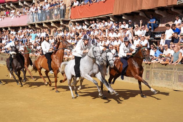 August 13, 2026, Siena, Toscana, ITALIA: Siena, Piazza del Campo Ã¢â‚¬ August 13, 2026. The *Tratta* took place this morning; it is one of the key moments of the Palio, during which the selected horses are assigned by lot to the ten *Contrade* participating in the race on August 16. Siena ITALIA - ZUMAs236 20260813_aap_s236_013 Copyright: xFabioxSassox