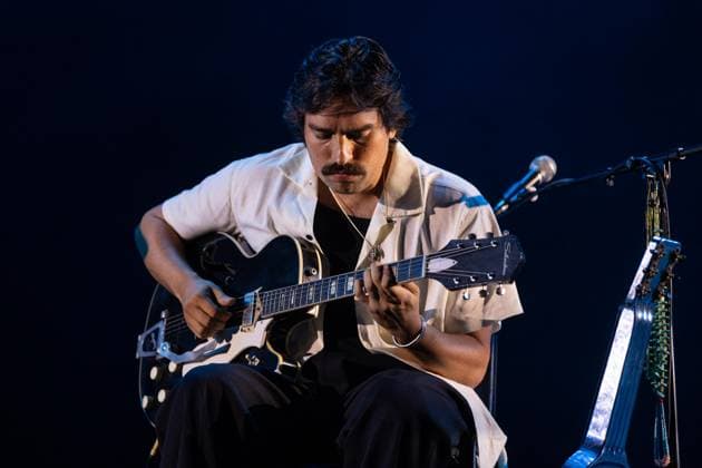 August 13, 2026, Paredes De Coura, Braga, Portugal: Estevan GutiÃ rrez, guitarist of the Swiss?Ecuadorian instrumental duo Hermanos GutiÃ rrez, performs on stage during the Vodafone Paredes de Coura. Paredes De Coura Portugal - ZUMAs197 20260813_aaa_s197_209 Copyright: xDiogoxBaptistax