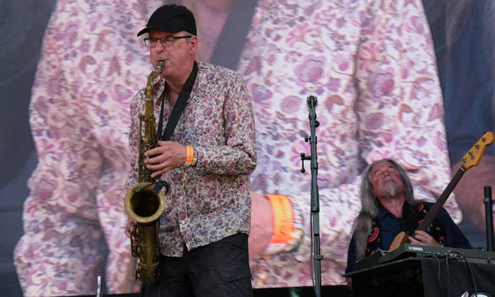 Soft Machine.Fairport Cropredy Convention. Cropredy.UK.13 08 2026.B5776.I970s progressive rock band Soft Machine John Etheridge, Theo Travis, Asaf Sirkis & Fred Thelonious performing some of their new music and from earlier albums. Soft Machine.Fairport Cropredy Convention. Cropredy.UK.13 08 2026.B5776.I970s progressive rock band Soft Machine John Etheridge, Theo Travis, Asaf Sirkis & Fred Thelonious performing some of their new music and from earlier albums., Credit:Charlie Bryan Charlie Bryan - B5776 Avalon  Copyright: xCharliexBryanx xCharliexBryanx-xB5776x xAvalonx 1122804409