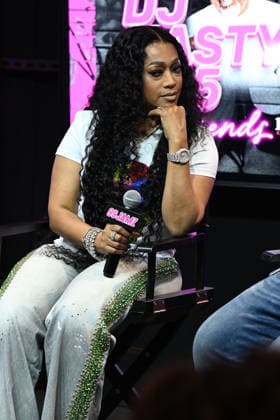 HOLLYWOOD, FL - AUGUST 13: Trina at Jamz Live at The 99 Jamz performance penthouse studio on August 13, 2026 in Hollywood, Florida. Copyright: xmpi04x