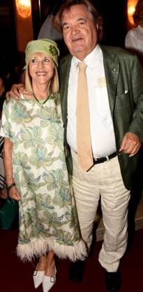 Patricia Riekel Helmut Markwort Focus Gruender Muenchen 13.08.2029 Bayerischer Hof Komoedie Premiere Ein total verrückter Sommernachtstraum Foto Muenchen