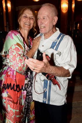 Corinna Binzer Schauspielerin Darsteller Sepp Schauer, Schauspieler Muenchen 13.08.2029 Bayerischer Hof Komoedie Premiere Ein total verrückter Sommernachtstraum Foto Muenchen