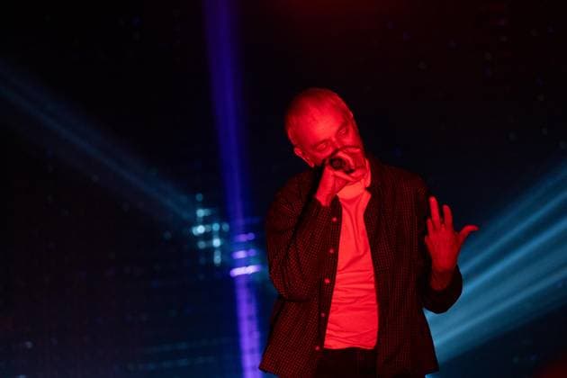 August 14, 2026, Paredes De Coura, Braga, Portugal: Karl Hyde, vocalist and performer of the British electronic duo Underworld, appears on stage during Vodafone Paredes de Coura at the main stage. Paredes De Coura Portugal - ZUMAs197 20260814_aaa_s197_007 Copyright: xDiogoxBaptistax