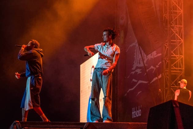 Die Berliner Rap, Hip-Hop, Trap Band BHZ auf dem Highfield Festival 2026 am Störmthaler See bei Großpösna. Die aktuelle BHZ-Besetzung 2026 besteht aus: * Longus Mongus Rap * Ion Miles Rap * Monk Rap * Big Pat Rap * MotB Produzent * Sami Produzent * Themba Produzent Highfield 2026 Tag 1 - BHZ
