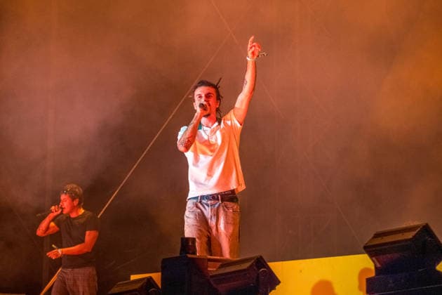 Die Berliner Rap, Hip-Hop, Trap Band BHZ auf dem Highfield Festival 2026 am Störmthaler See bei Großpösna. Die aktuelle BHZ-Besetzung 2026 besteht aus: * Longus Mongus Rap * Ion Miles Rap * Monk Rap * Big Pat Rap * MotB Produzent * Sami Produzent * Themba Produzent Highfield 2026 Tag 1 - BHZ