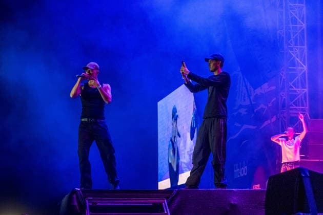 Die Berliner Rap, Hip-Hop, Trap Band BHZ auf dem Highfield Festival 2026 am Störmthaler See bei Großpösna. Die aktuelle BHZ-Besetzung 2026 besteht aus: * Longus Mongus Rap * Ion Miles Rap * Monk Rap * Big Pat Rap * MotB Produzent * Sami Produzent * Themba Produzent Highfield 2026 Tag 1 - BHZ