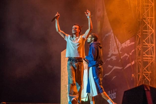Die Berliner Rap, Hip-Hop, Trap Band BHZ auf dem Highfield Festival 2026 am Störmthaler See bei Großpösna. Die aktuelle BHZ-Besetzung 2026 besteht aus: * Longus Mongus Rap * Ion Miles Rap * Monk Rap * Big Pat Rap * MotB Produzent * Sami Produzent * Themba Produzent Highfield 2026 Tag 1 - BHZ