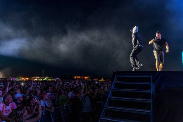 Die Berliner Rap, Hip-Hop, Trap Band BHZ auf dem Highfield Festival 2026 am Störmthaler See bei Großpösna. Die aktuelle BHZ-Besetzung 2026 besteht aus: * Longus Mongus Rap * Ion Miles Rap * Monk Rap * Big Pat Rap * MotB Produzent * Sami Produzent * Themba Produzent Highfield 2026 Tag 1 - BHZ