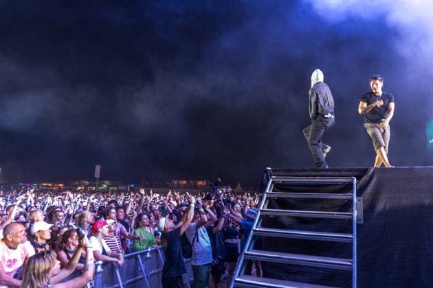 Die Berliner Rap, Hip-Hop, Trap Band BHZ auf dem Highfield Festival 2026 am Störmthaler See bei Großpösna. Die aktuelle BHZ-Besetzung 2026 besteht aus: * Longus Mongus Rap * Ion Miles Rap * Monk Rap * Big Pat Rap * MotB Produzent * Sami Produzent * Themba Produzent Highfield 2026 Tag 1 - BHZ