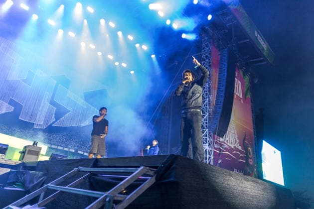Die Berliner Rap, Hip-Hop, Trap Band BHZ auf dem Highfield Festival 2026 am Störmthaler See bei Großpösna. Die aktuelle BHZ-Besetzung 2026 besteht aus: * Longus Mongus Rap * Ion Miles Rap * Monk Rap * Big Pat Rap * MotB Produzent * Sami Produzent * Themba Produzent Highfield 2026 Tag 1 - BHZ