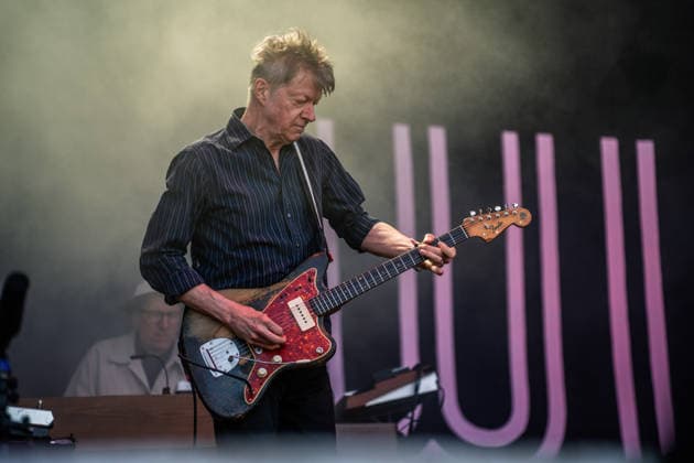 Wilco live at Syd For Solen 2026 Copenhagen, Denmark. 14th, August 2026. The American alternative rock band Wilco performs a live concert during the Danish music festival Syd For Solen 2026 in Copenhagen. Here guitarist Nels Cline is seen live on stage. Denmark, Copenhagen  Copyright: xGonzalesxPhoto RolfxMeldgaardx