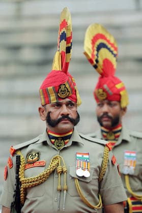 RECORD DATE NOT STATED 80th Independence Day celebrations at the Attari Wagha border Amritsar, Aug 15 (ANI): Border Security Force (BSF) soldiers during the Beating Retreat ceremony on the occasion of 80th Independence Day, at Attari Wagha border, in Amritsar on Saturday. Amritsar Punjab India Copyright: xANIx ANI_20260815433
