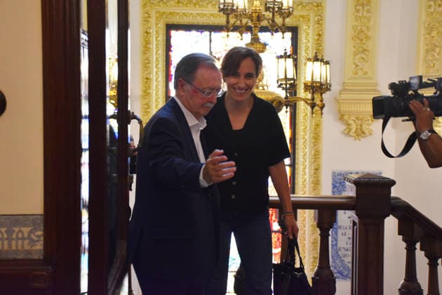 Mónica García Visits Ceuta The Minister of Health, Mónica García d, is welcomed by the President of Ceuta, Juan Jesús Vivas i, on August 16, 2026, in Ceuta, Spain. The Minister of Health visits the Autonomous City of Ceuta to gain firsthand knowledge of the health situation and hold various institutional meetings with representatives from the health and social sectors. AUGUST 16, 2026 MIGRATION CRISIS HEALTH CRISIS Gabriela Sardá Nún Ceuta, Ceuta, Spain Copyright: xGabrielaxSardaxNunezx 7716291