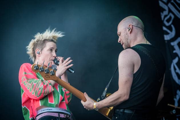 Die Deutsche Rockmusikerin Deine Cousine (Ina Bredehorn) am dritten Festival Tag des Highfield 2026 Highfield 2026 -Tag 3 - Deine Cousine