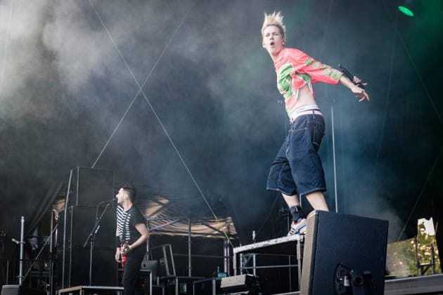 Die Deutsche Rockmusikerin Deine Cousine (Ina Bredehorn) am dritten Festival Tag des Highfield 2026 Highfield 2026 -Tag 3 - Deine Cousine