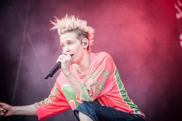 Die Deutsche Rockmusikerin Deine Cousine (Ina Bredehorn) am dritten Festival Tag des Highfield 2026 Highfield 2026 -Tag 3 - Deine Cousine