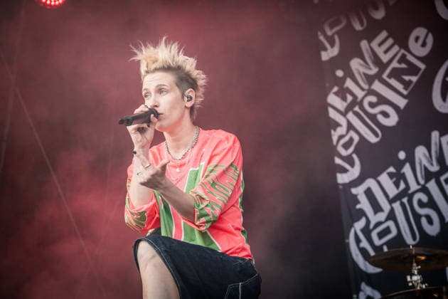 Die Deutsche Rockmusikerin Deine Cousine (Ina Bredehorn) am dritten Festival Tag des Highfield 2026 Highfield 2026 -Tag 3 - Deine Cousine