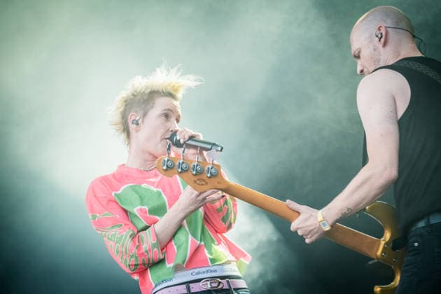 Die Deutsche Rockmusikerin Deine Cousine (Ina Bredehorn) am dritten Festival Tag des Highfield 2026 Highfield 2026 -Tag 3 - Deine Cousine