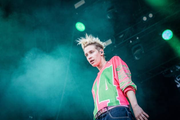 Die Deutsche Rockmusikerin Deine Cousine (Ina Bredehorn) am dritten Festival Tag des Highfield 2026 Highfield 2026 -Tag 3 - Deine Cousine