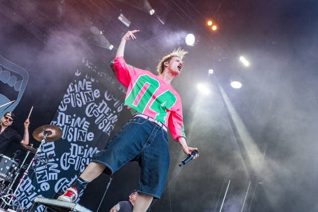 Die Deutsche Rockmusikerin Deine Cousine (Ina Bredehorn) am dritten Festival Tag des Highfield 2026 Highfield 2026 -Tag 3 - Deine Cousine