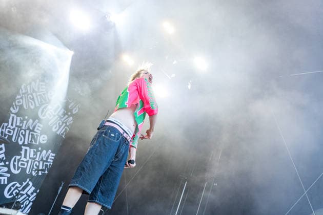 Die Deutsche Rockmusikerin Deine Cousine (Ina Bredehorn) am dritten Festival Tag des Highfield 2026 Highfield 2026 -Tag 3 - Deine Cousine