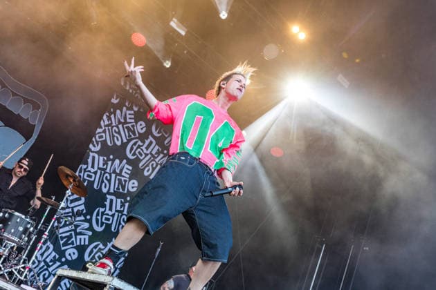Die Deutsche Rockmusikerin Deine Cousine (Ina Bredehorn) am dritten Festival Tag des Highfield 2026 Highfield 2026 -Tag 3 - Deine Cousine