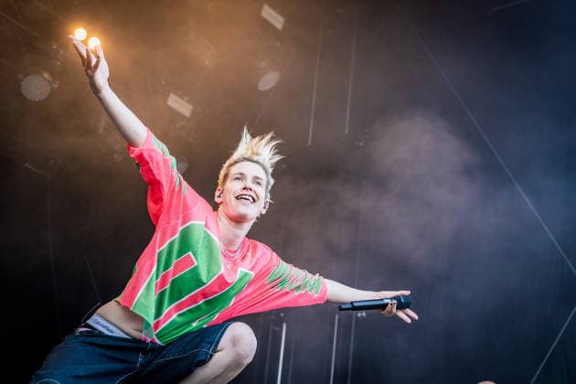 Die Deutsche Rockmusikerin Deine Cousine (Ina Bredehorn) am dritten Festival Tag des Highfield 2026 Highfield 2026 -Tag 3 - Deine Cousine