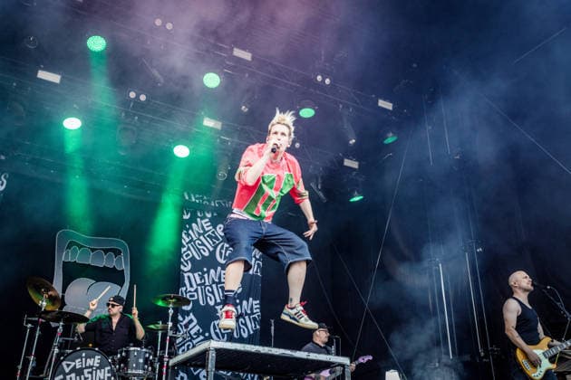 Die Deutsche Rockmusikerin Deine Cousine (Ina Bredehorn) am dritten Festival Tag des Highfield 2026 Highfield 2026 -Tag 3 - Deine Cousine