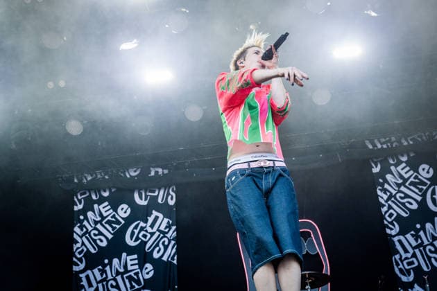 Die Deutsche Rockmusikerin Deine Cousine (Ina Bredehorn) am dritten Festival Tag des Highfield 2026 Highfield 2026 -Tag 3 - Deine Cousine