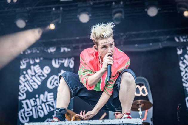 Die Deutsche Rockmusikerin Deine Cousine (Ina Bredehorn) am dritten Festival Tag des Highfield 2026 Highfield 2026 -Tag 3 - Deine Cousine