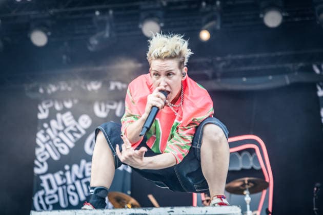 Die Deutsche Rockmusikerin Deine Cousine (Ina Bredehorn) am dritten Festival Tag des Highfield 2026 Highfield 2026 -Tag 3 - Deine Cousine
