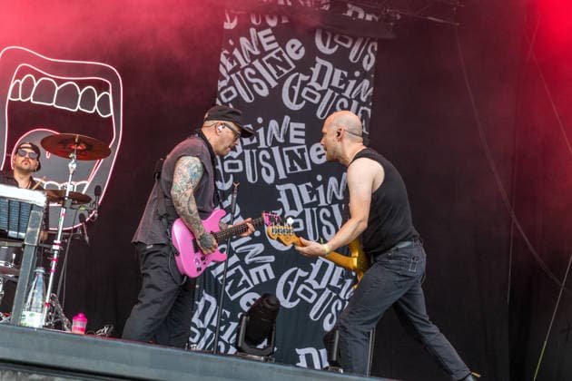 Die Deutsche Rockmusikerin Deine Cousine (Ina Bredehorn) am dritten Festival Tag des Highfield 2026 Highfield 2026 -Tag 3 - Deine Cousine
