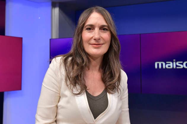 Anja Kohl in der ARD-Talkshow maischberger im Studio Berlin Adlershof. Berlin, 18.08.2026
