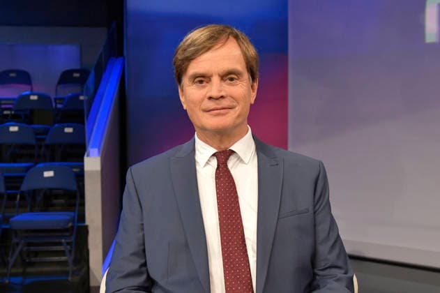 Bernd Baumann in der ARD-Talkshow maischberger im Studio Berlin Adlershof. Berlin, 18.08.2026