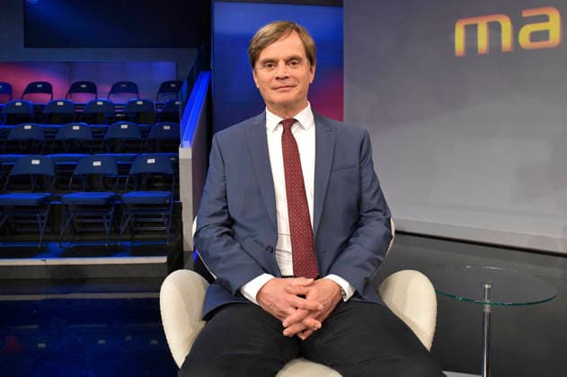 Bernd Baumann in der ARD-Talkshow maischberger im Studio Berlin Adlershof. Berlin, 18.08.2026
