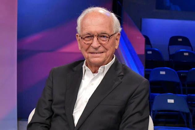 Wolfgang Ischinger in der ARD-Talkshow maischberger im Studio Berlin Adlershof. Berlin, 18.08.2026