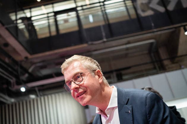 Berlin,18.08.2026,Bitkom Policy Pitch zur Abgeordnetenhauswahl 2026 im Delta Campus Neukölln.Stefan Evers Spitzenkandidat der Berliner CDU für die Wahl zum Abgeordnetenhaus von Berlin 2026 ist vor Ort.