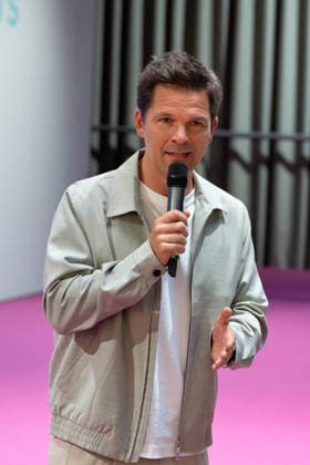 Berlin,18.08.2026,Bitkom Policy Pitch zur Abgeordnetenhauswahl 2026 im Delta Campus Neukölln.Steffen Krach SPITZENKANDIDAT DER SPD BERLIN FÜR DIE ABGEORDNETENÂ­HAUSÂ­WAHL 2026