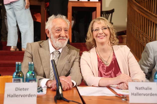 Berlin, 26.08.2026 Dieter Hallervorden stellt im Beisen seiner Tochter Nathalie in Berlin sein aktuelles Bühnenprogram vor Copyright: xMatthiasxGränzdörferx